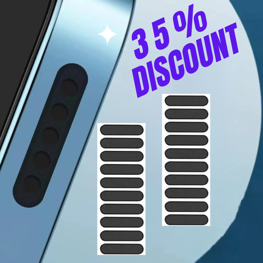 Set 20 stickere anti-praf pentru difuzorul telefonului KUIN™