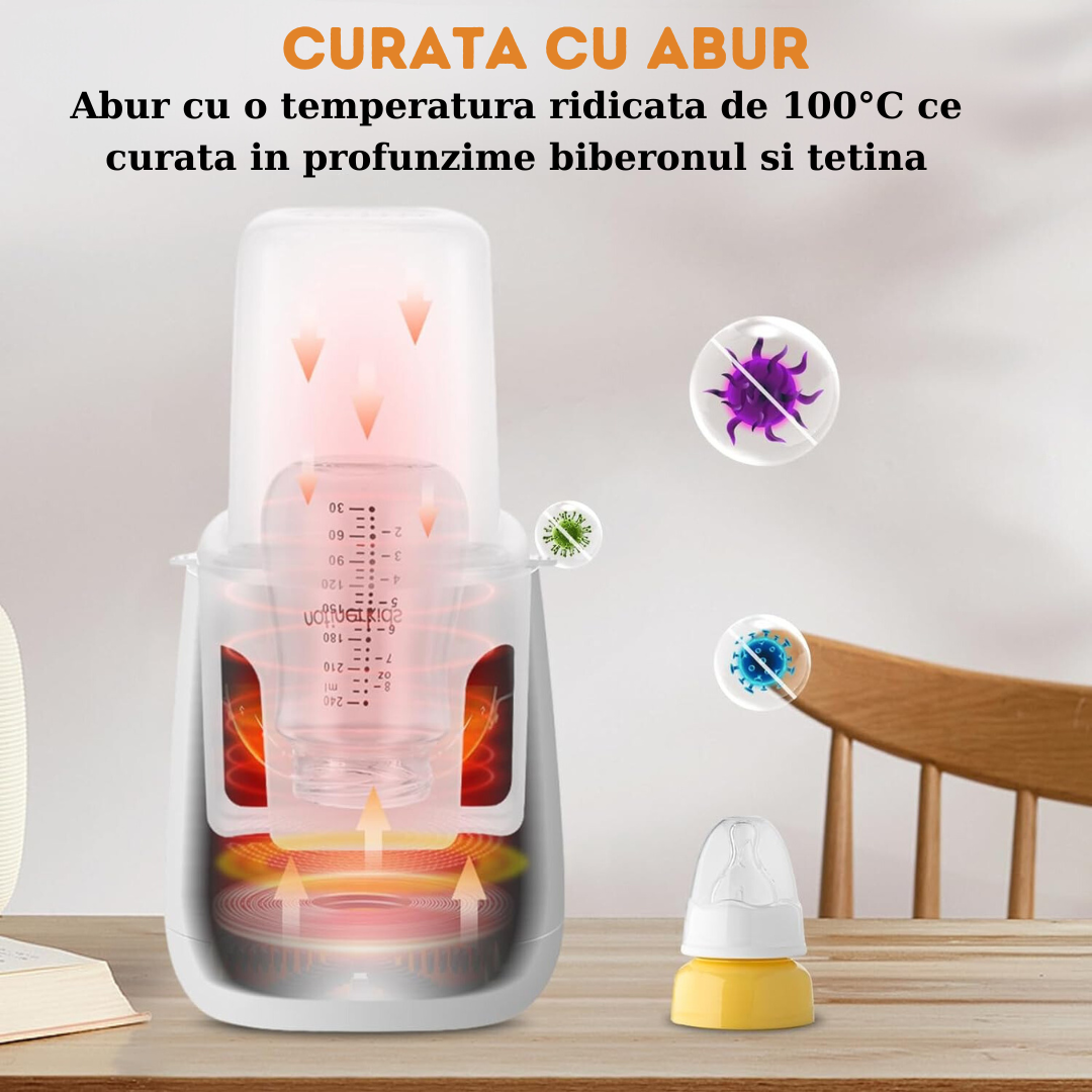 Set Incalzitor biberon 9 in 1 + ACESORII