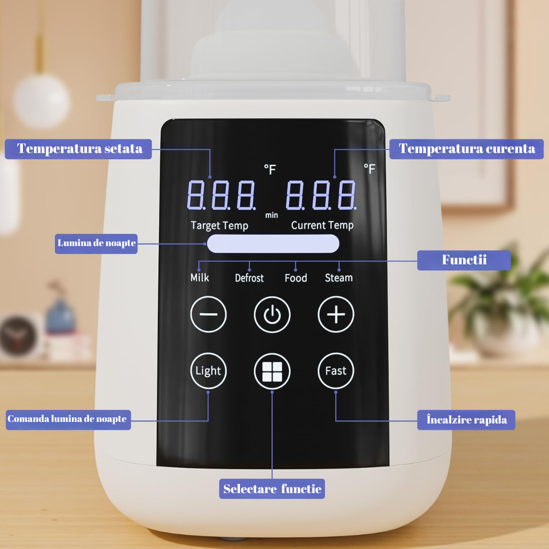 Set Incalzitor biberon 9 in 1 + ACESORII